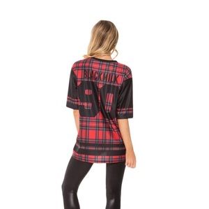 Blackmilk Red Tartan touchdown
